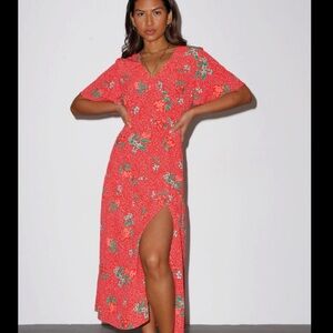 NWT Never Fully Dressed Red Lemon Clover Dress